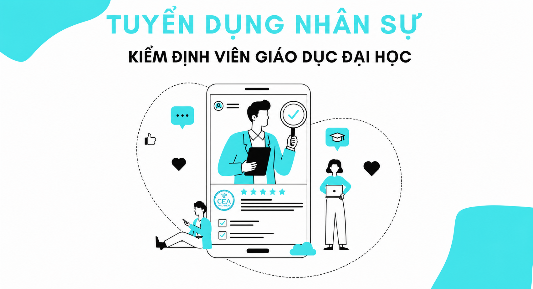 Thông báo tuyển dụng Kiểm đinh viên giáo dục đại học