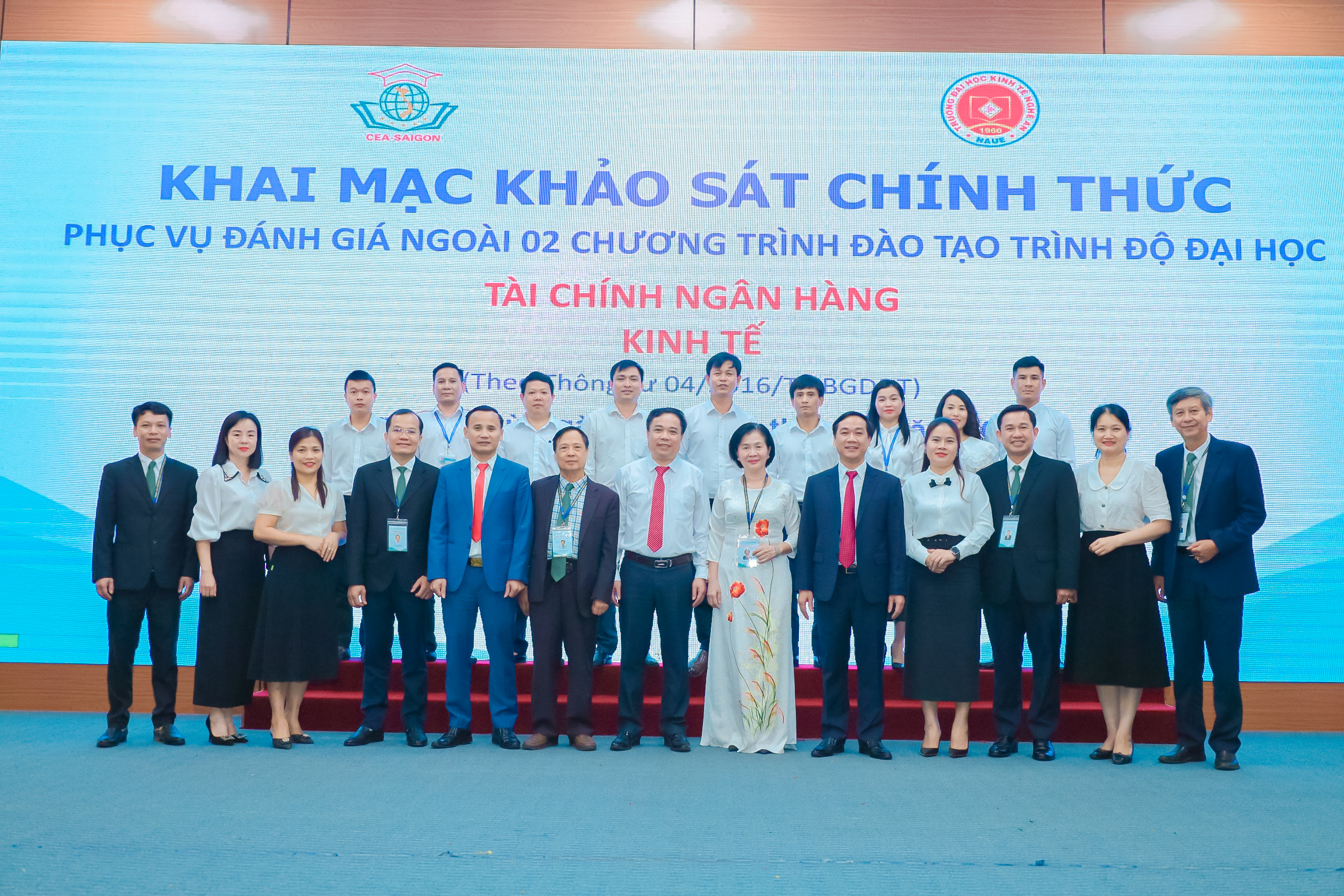 Khai mạc Khảo sát chính thức phục vụ đánh giá ngoài chương trình đào tạo trình độ đại học của Trường Đại học Kinh tế Nghệ An