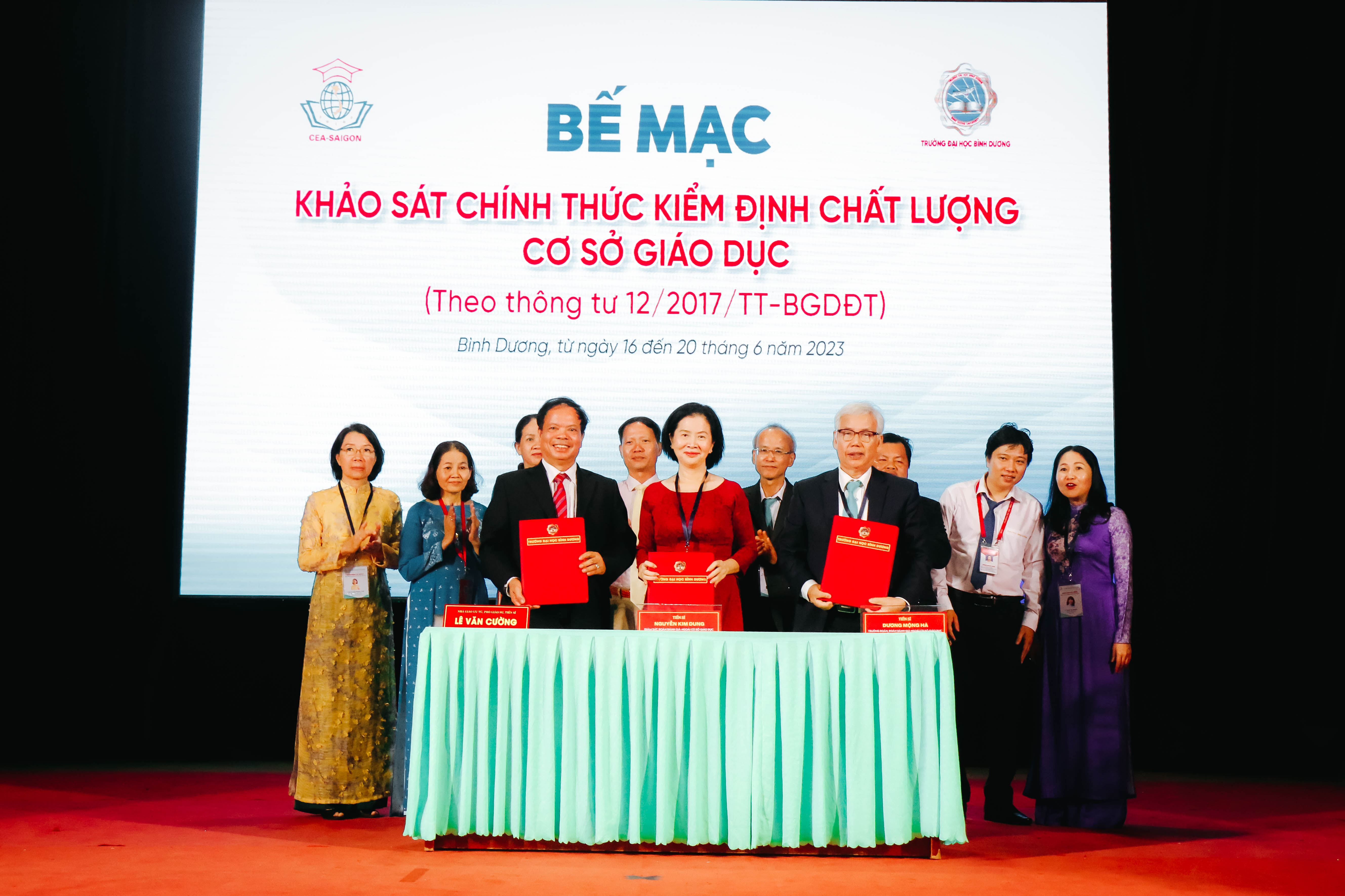 Bế mạc Khảo sát chính thức đánh giá chất lượng Cơ sở giáo dục Trường Đại học Bình Dương