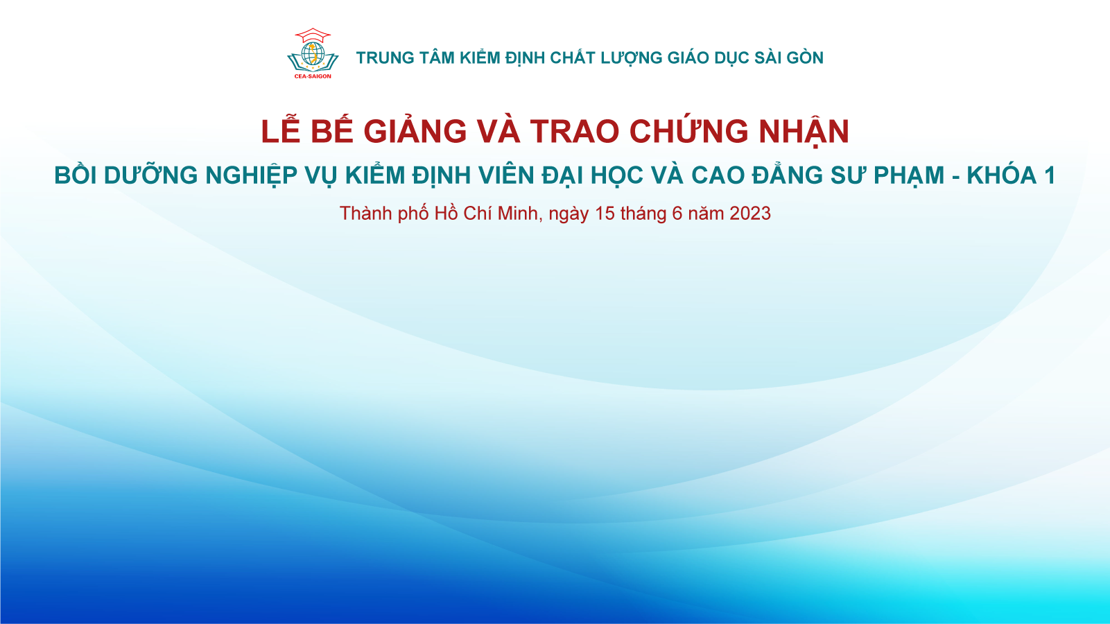 Hoạt động bồi dưỡng của CEA-SAIGON 6 tháng đầu năm 2023