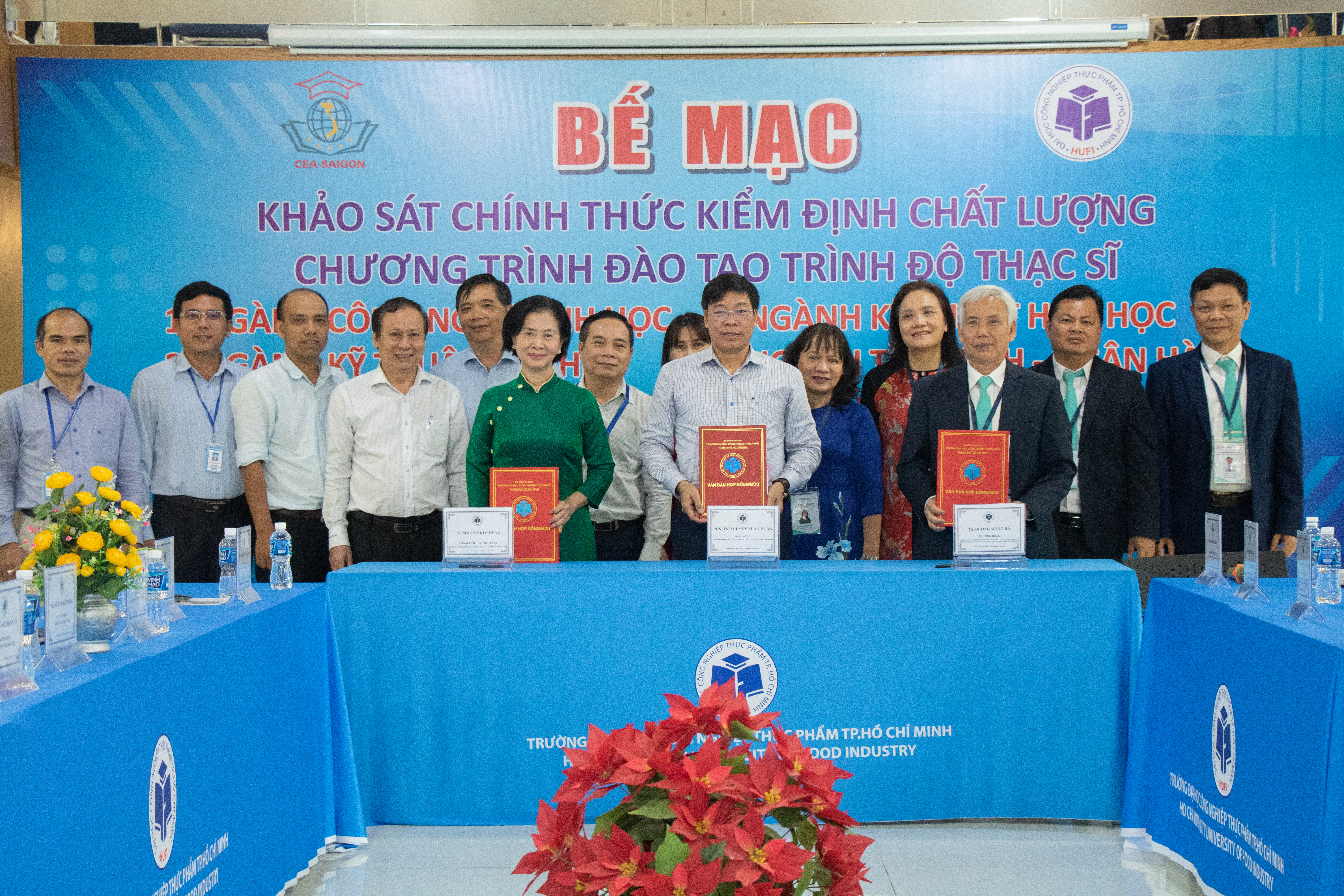 Bế mạc Khảo sát chính thức 04 chương trình đào tạo trình độ thạc sĩ của Trường Đại học Công nghiệp Thực phẩm Thành phố Hồ Chí Minh