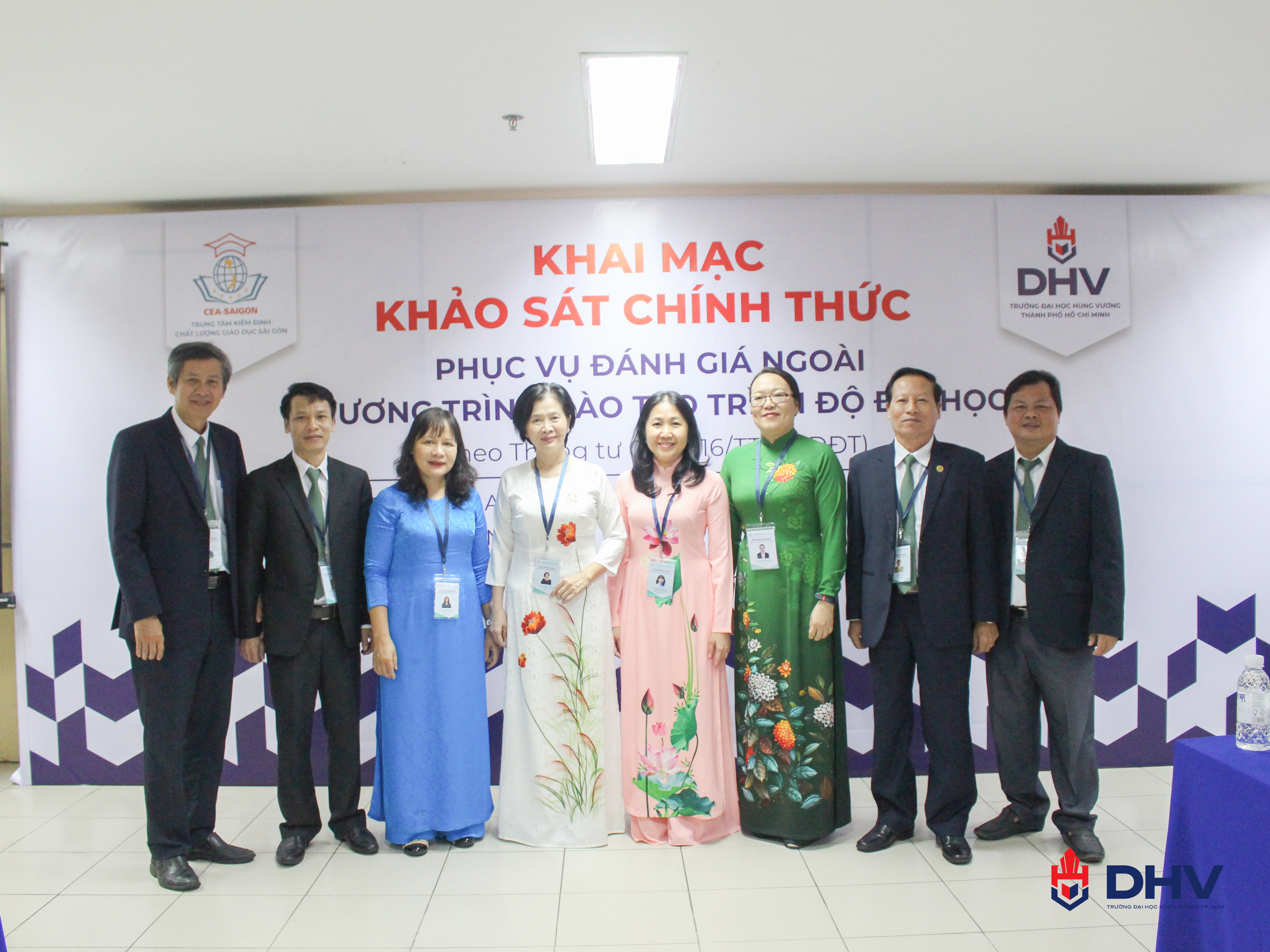 Khai mạc Khảo sát chính thức đánh giá chất lượng 03 chương trình đào tạo của Trường Đại học Hùng Vương Thành phố Hồ Chí Minh