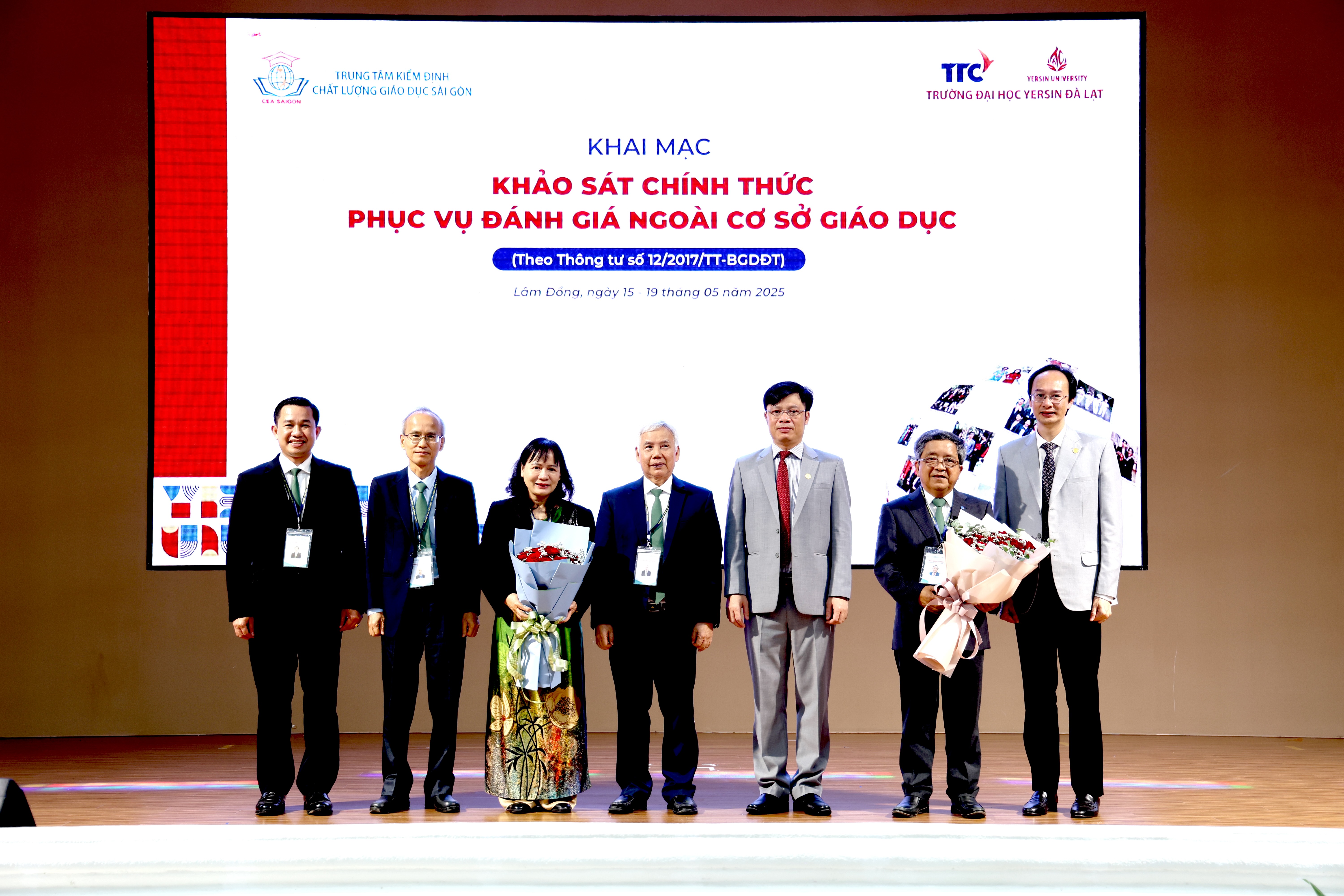 Khảo sát chính thức Cơ sở giáo dục của Trường Đại học Yersin Đà Lạt
