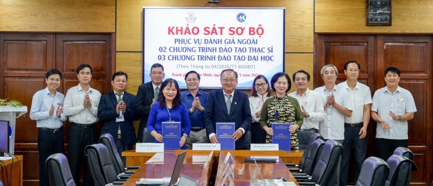 Khảo sát sơ bộ phục vụ đánh giá ngoài 05 chương trình đào tạo của Trường Đại học Tài chính - Marketing