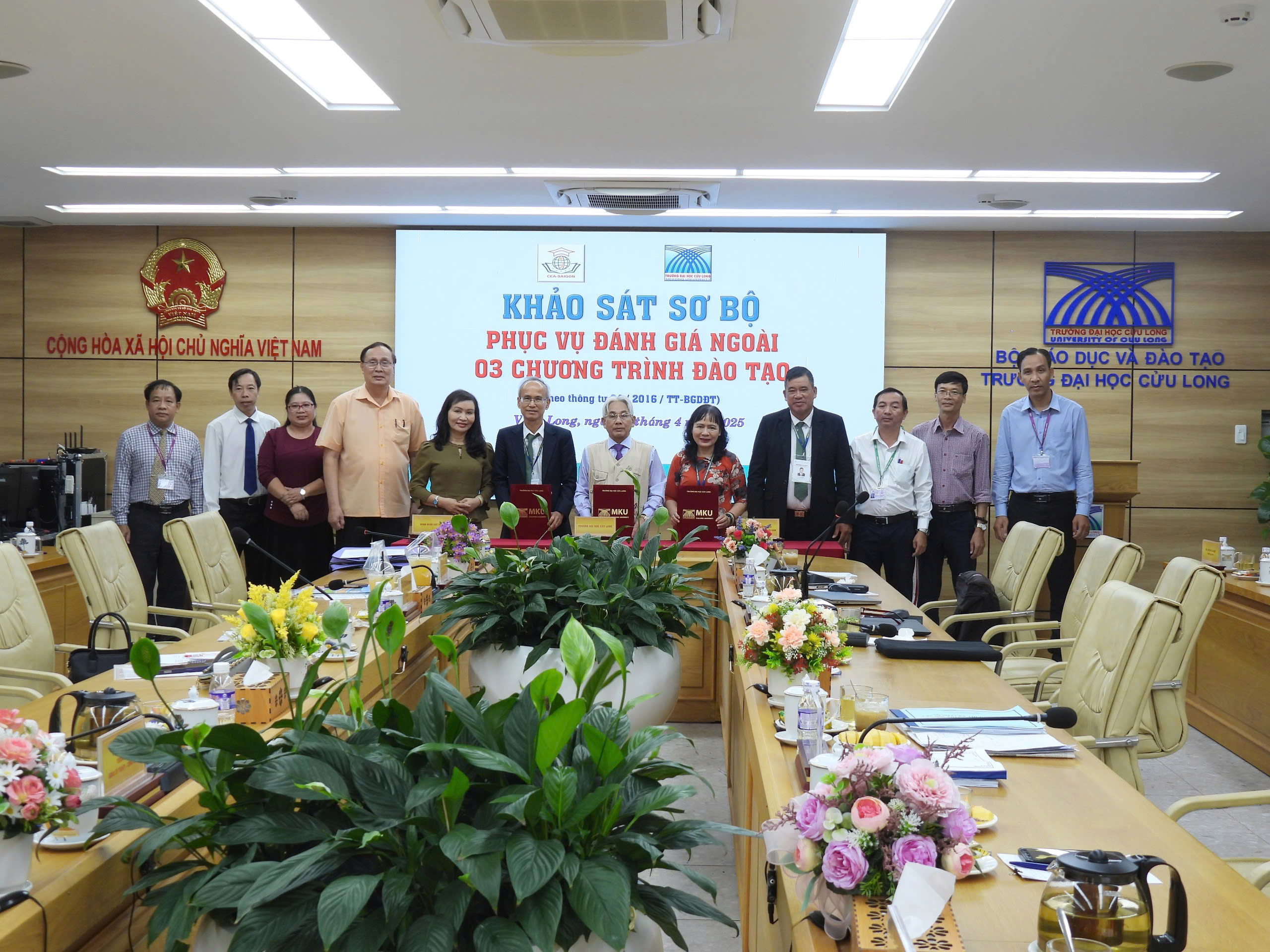 Khảo sát kiểm định chất lượng giáo dục 3 chương trình đào tạo Trường ĐH Cửu Long