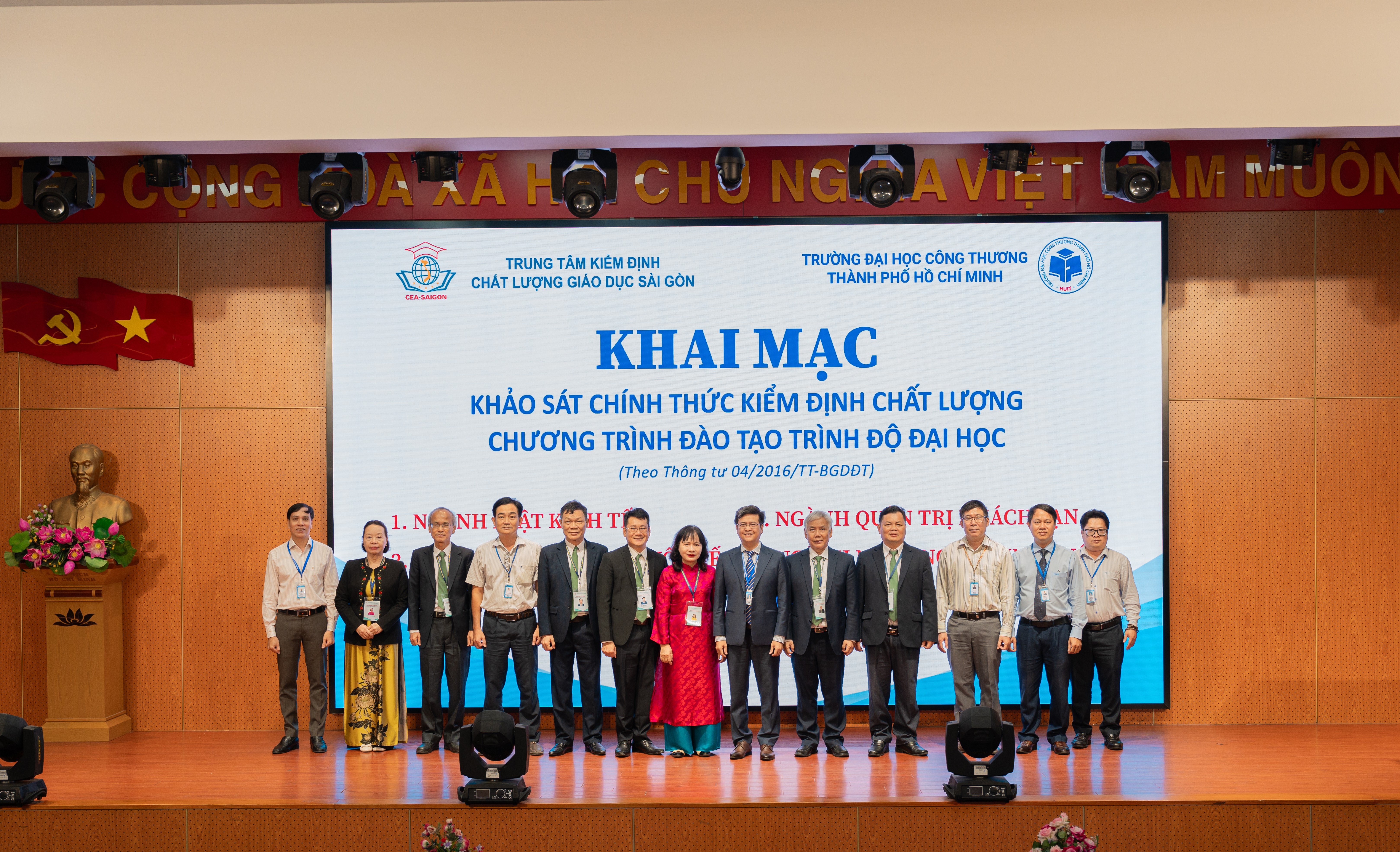 Khai mạc khảo sát chính thức phục vụ đánh giá ngoài 04 chương trình đào tạo tại Trường Đại học Công Thương TP. HCM