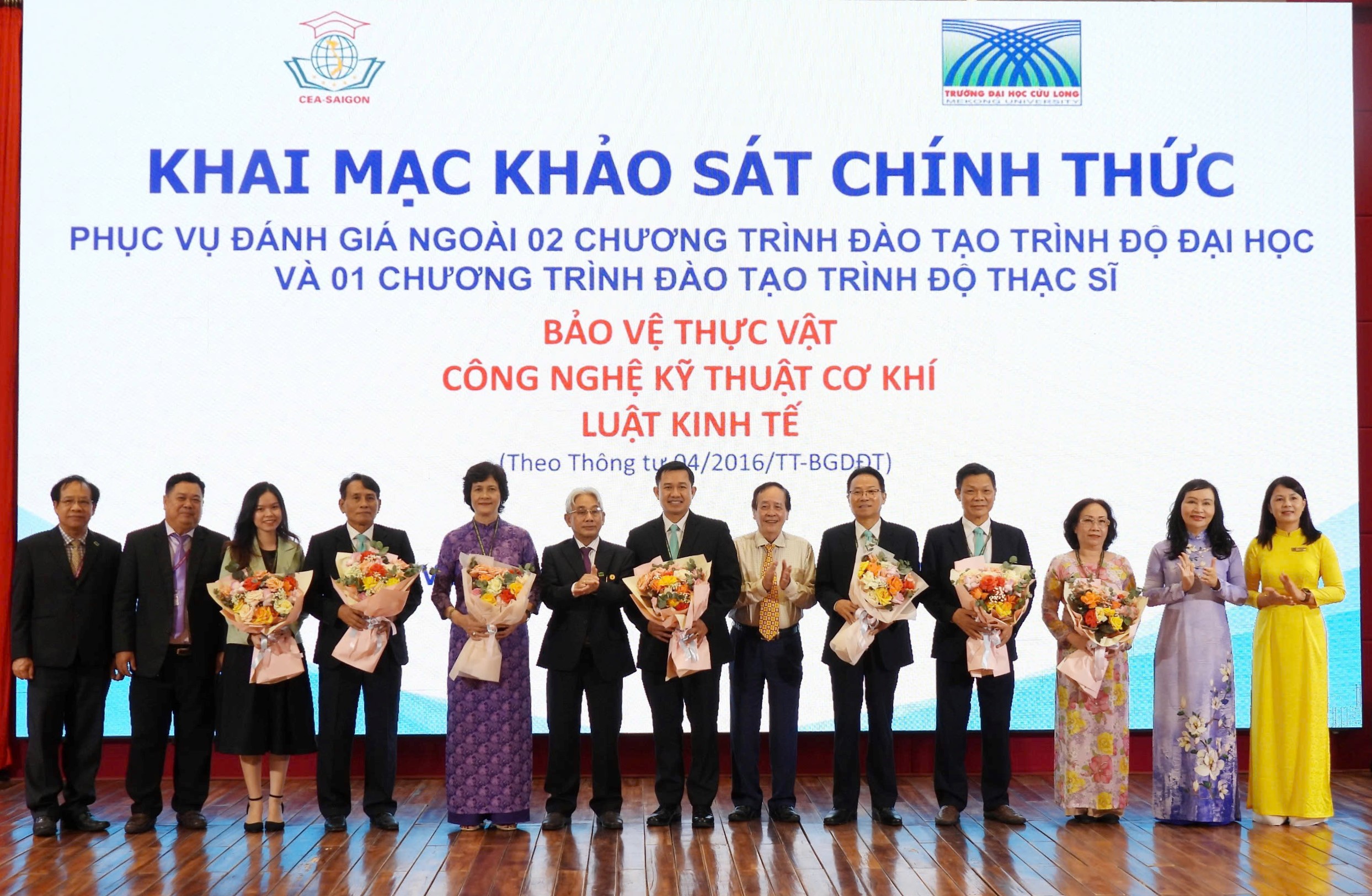 Khai mạc Khảo sát chính thức phục vụ Đánh giá ngoài 03 Chương trình đào tạo tại Trường Đại học Cửu Long