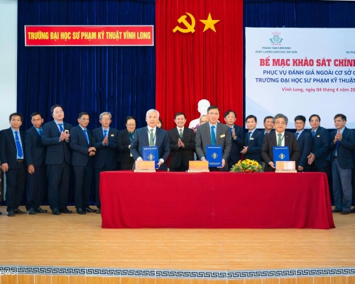 Bế mạc đợt khảo sát chính thức đánh giá chất lượng cơ sở giáo dục Trường Đại học SPKT Vĩnh Long (chu kỳ II)