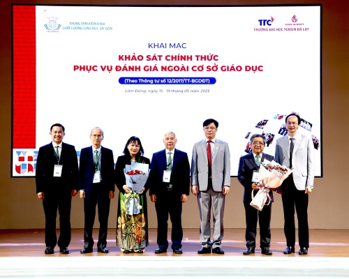 Khảo sát chính thức Cơ sở giáo dục của Trường Đại học Yersin Đà Lạt
