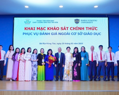 Khai mạc Khảo sát chính thức Kiểm định chất lượng Cơ sở giáo dục tại Trường Đại học Bà Rịa – Vũng Tàu
